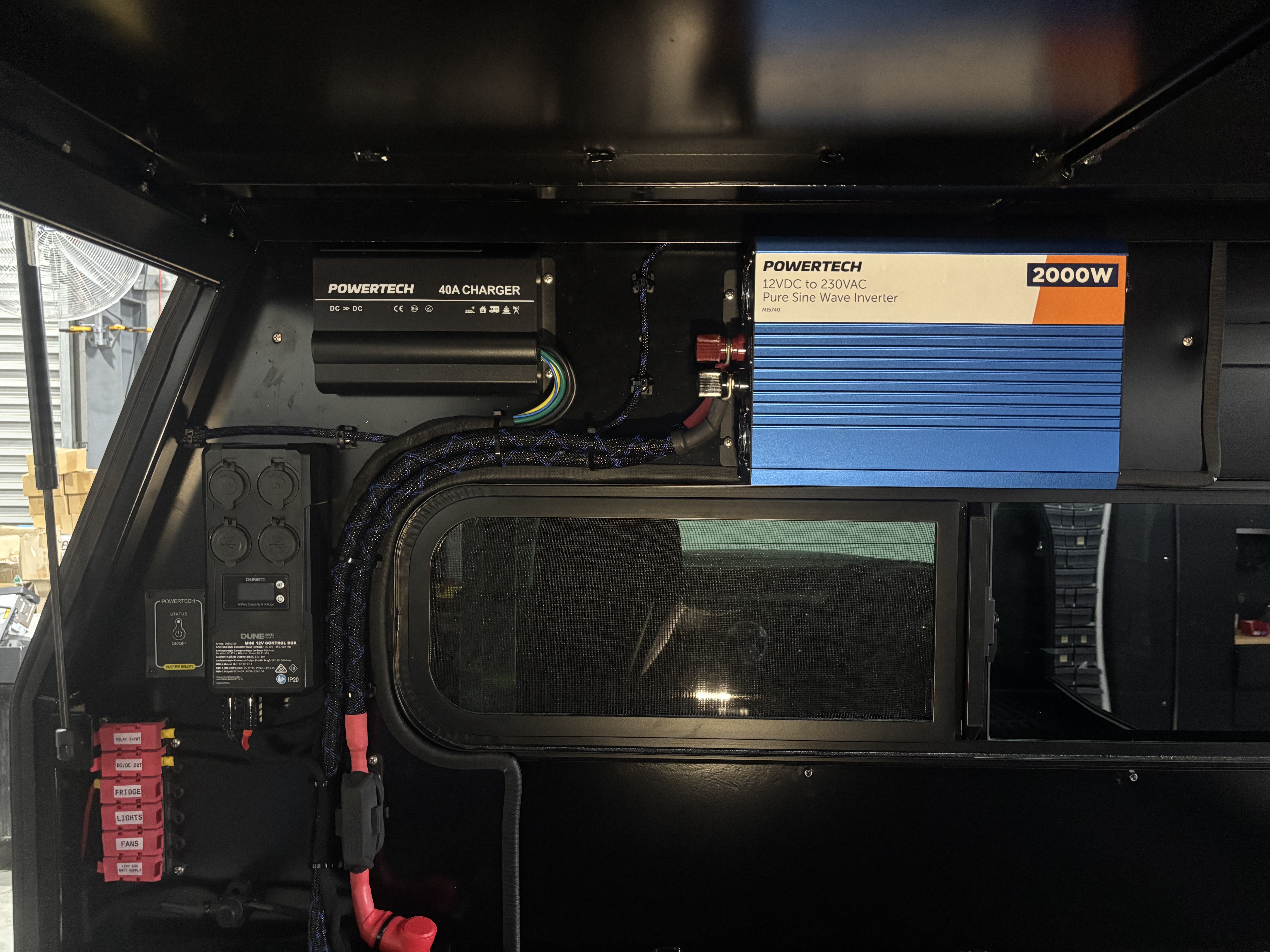Clean electrical upgrade install