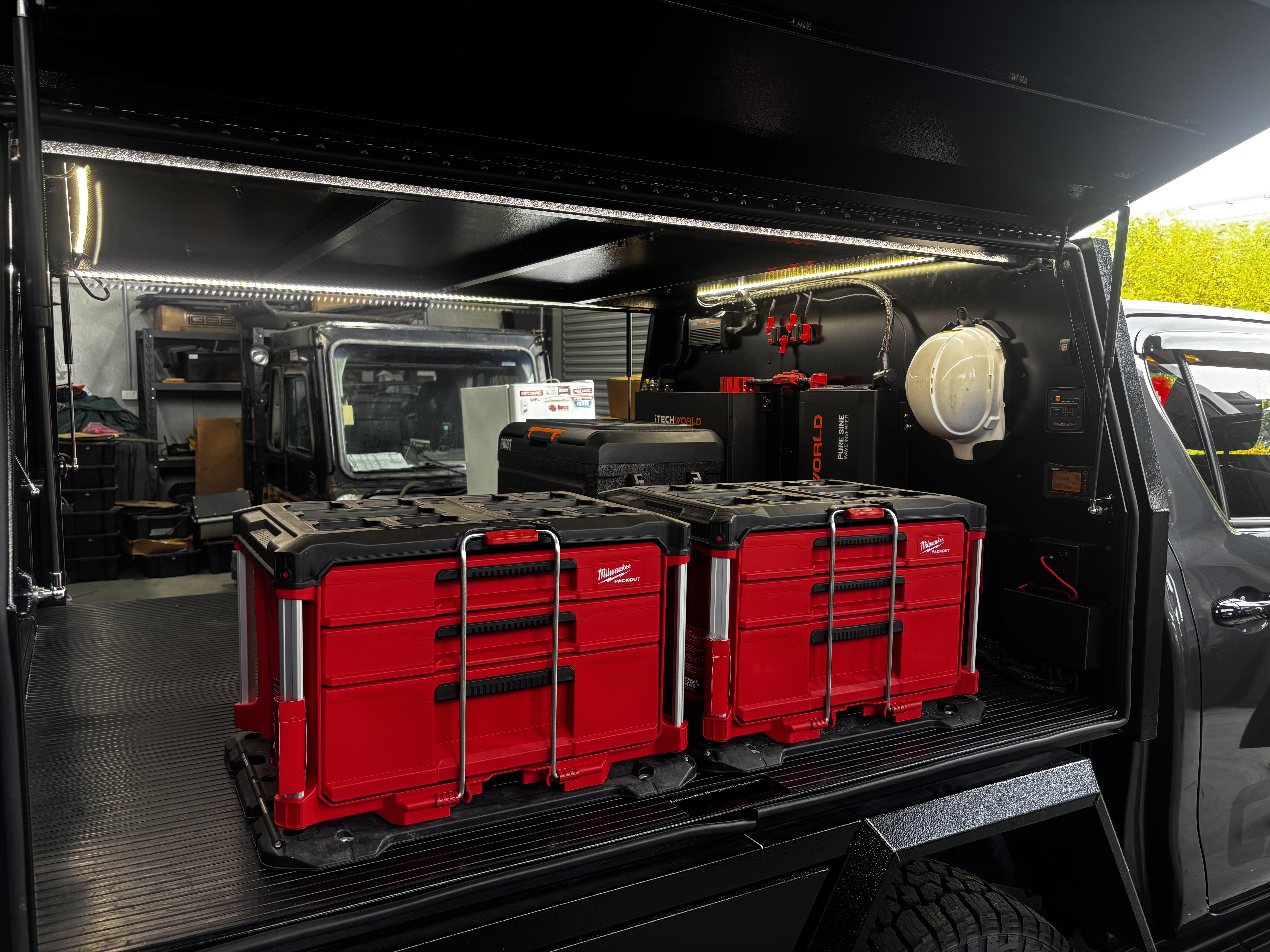 12V system wiring and fitout