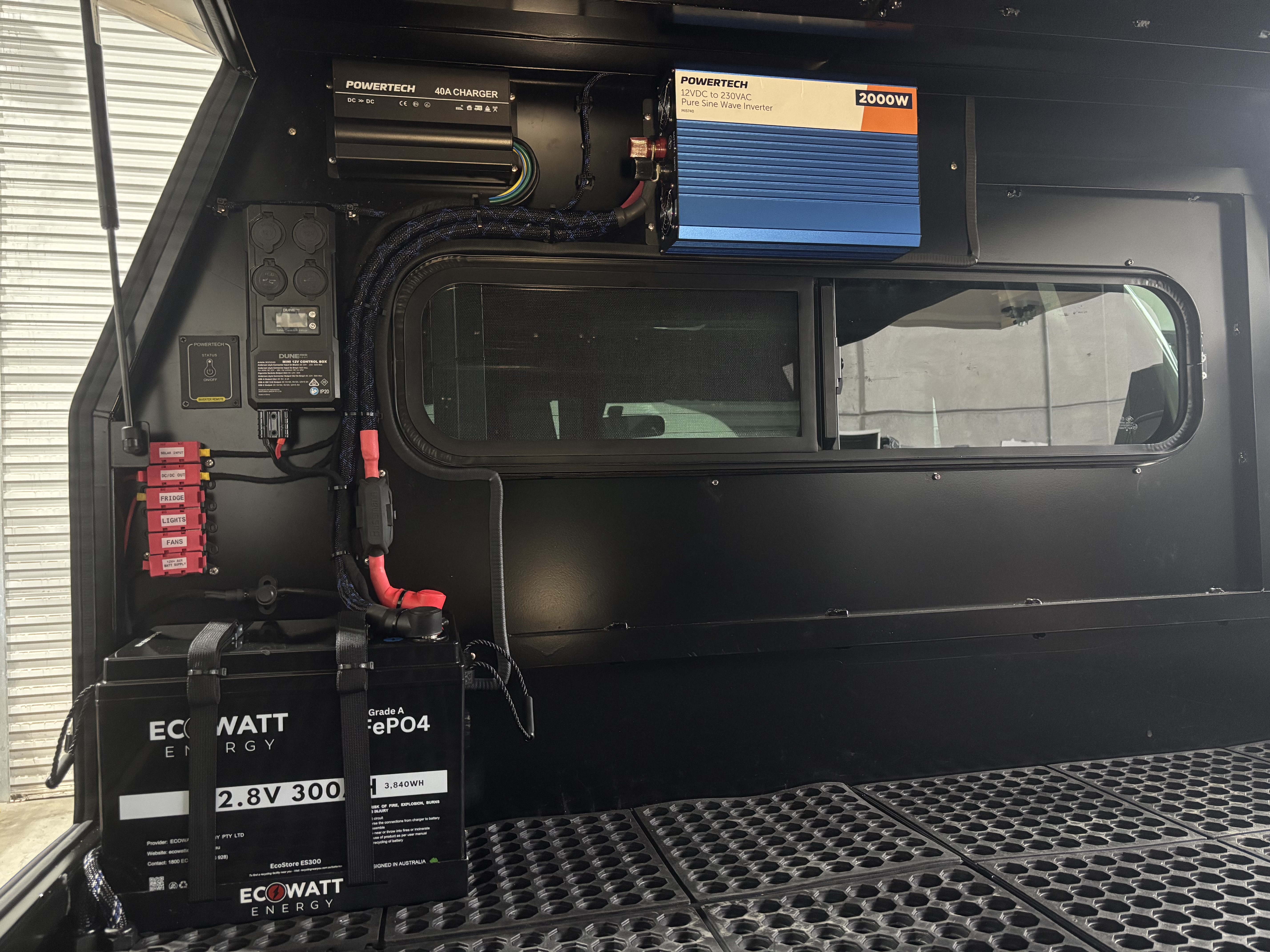 Caravan electrical upgrade install