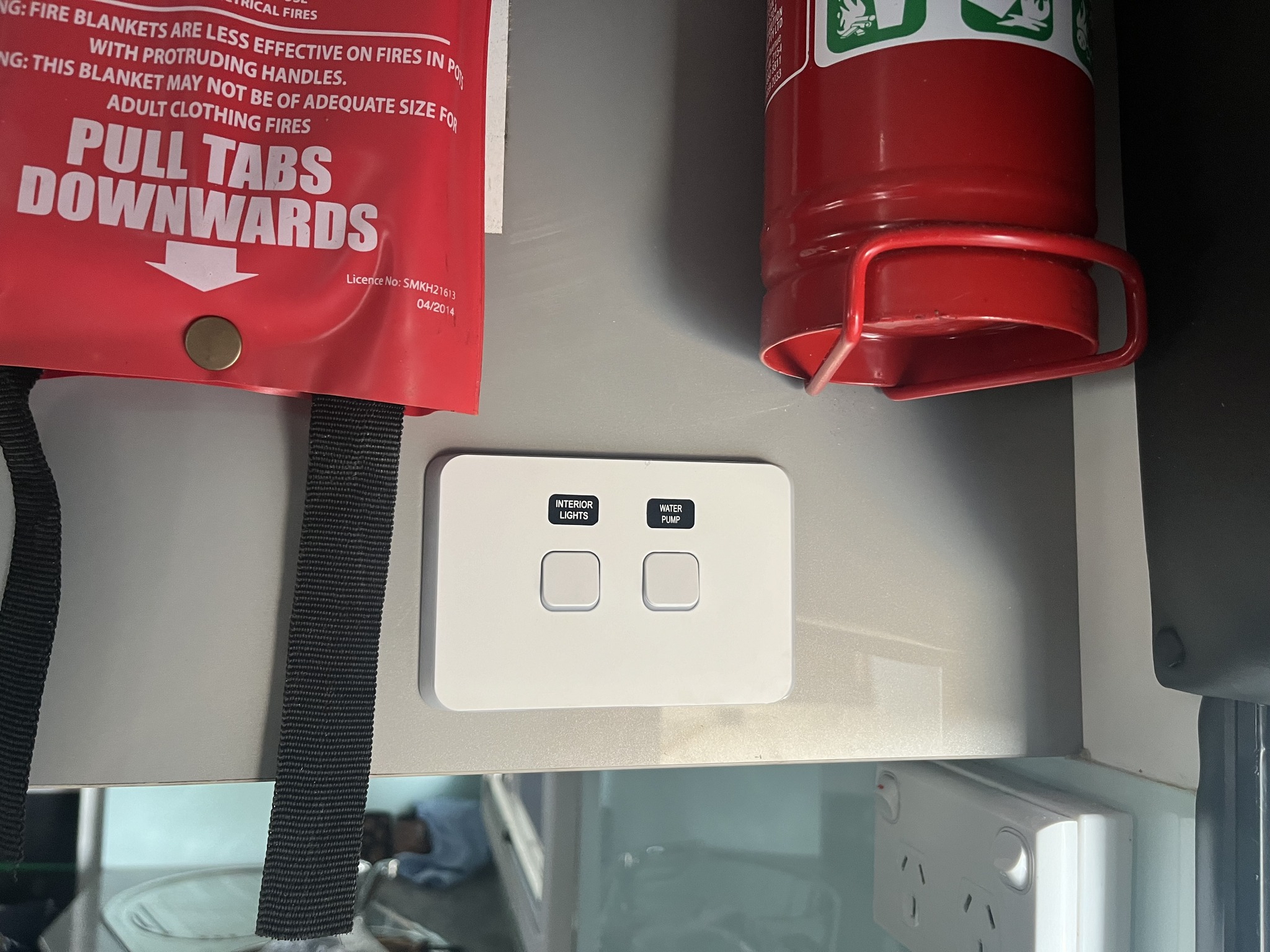 Switch panel and control wiring